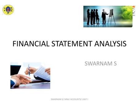 FINANCIAL STATEMENT ANALYSIS