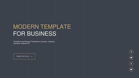 Modern Template for Business