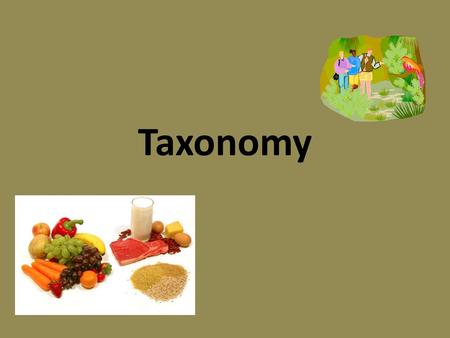 Taxonomy.