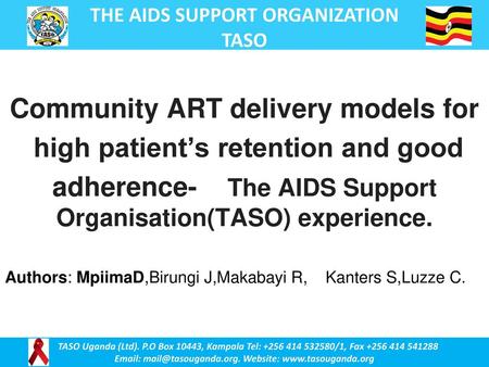 Community ART delivery models for high patient’s retention and good