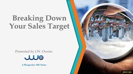 Breaking Down Your Sales Target