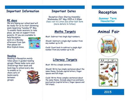 Summer Term Newsletter