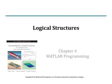 Chapter 4 MATLAB Programming