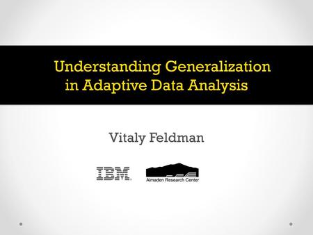 Understanding Generalization in Adaptive Data Analysis