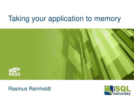 Taking your application to memory