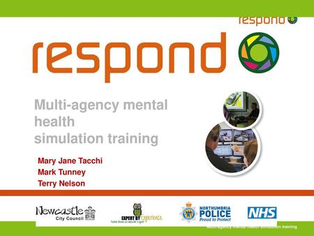 Multi-agency mental health simulation training