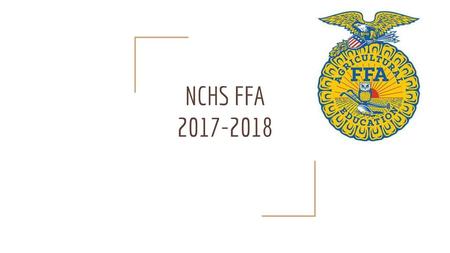 NCHS FFA 2017-2018.