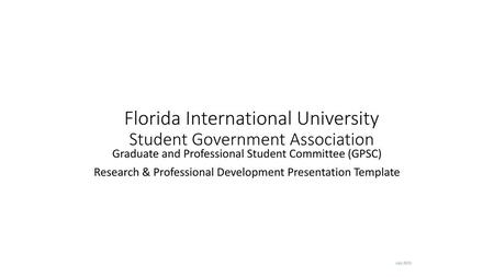 Florida International University Student Government Association