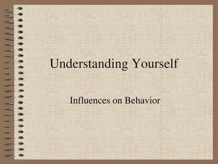 Understanding Yourself