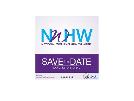 National Women’s Health Week 2017