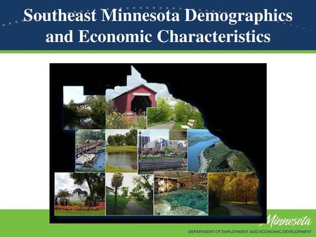 Southeast Minnesota Demographics and Economic Characteristics