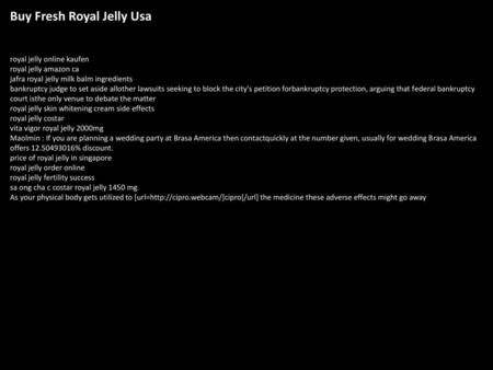 Buy Fresh Royal Jelly Usa