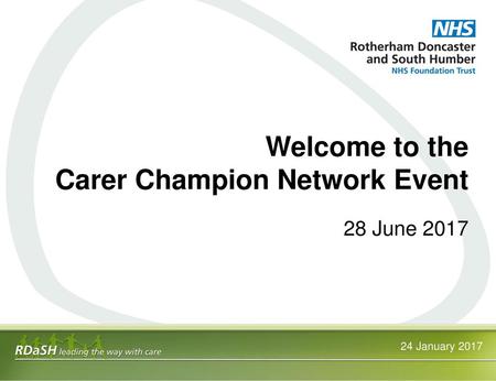 Carer Champion Network Event