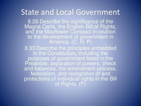 State and Local Government