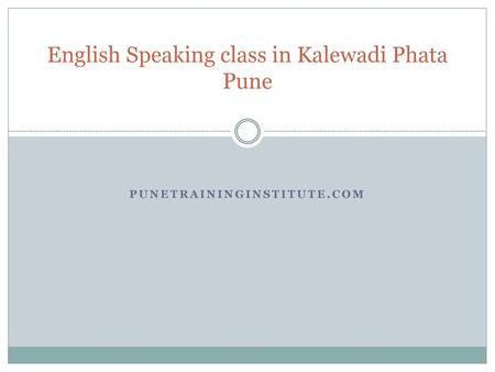 English Speaking class in Kalewadi Phata Pune