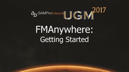 FMAnywhere: Getting Started.