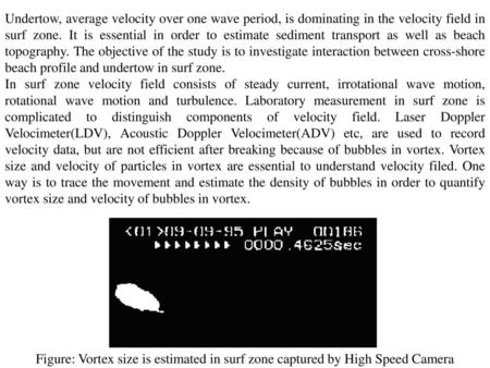 Study of Undertow for Different Beach Profile