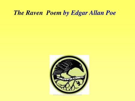 The Raven Poem by Edgar Allan Poe