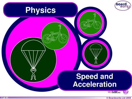 Speed and Acceleration