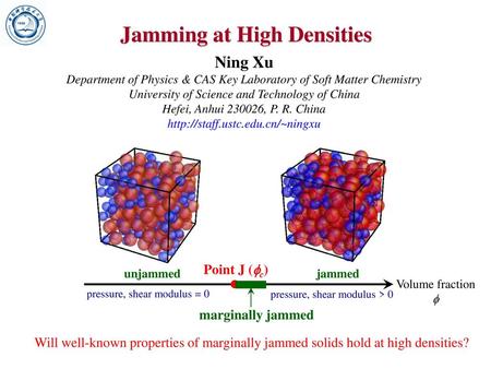 Jamming at High Densities