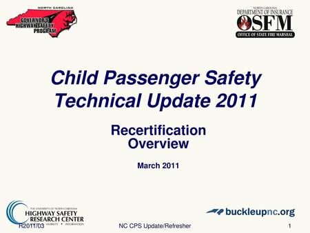 Child Passenger Safety Technical Update 2011