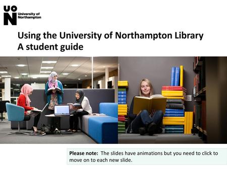 Using the University of Northampton Library