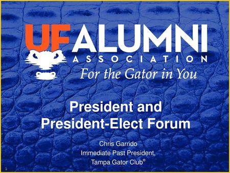 President and President-Elect Forum