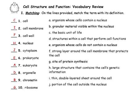 a. organism whose cells contain a nucleus