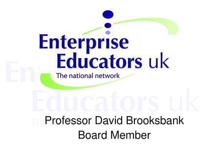 Professor David Brooksbank Board Member