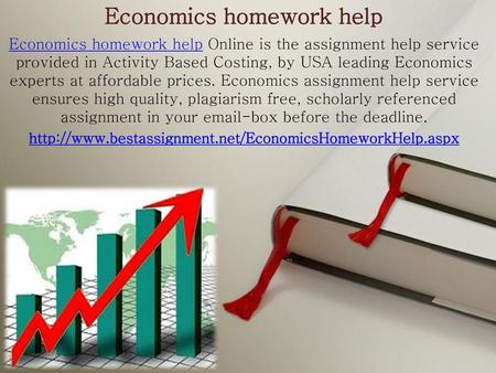 Economics homework help