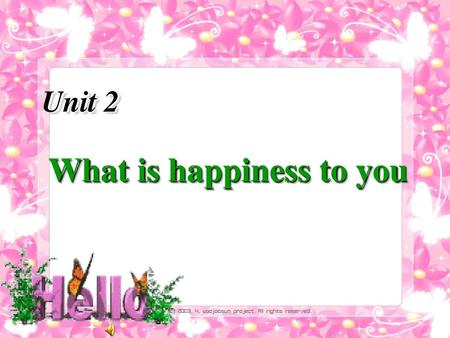 What is happiness to you