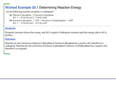 Worked Example 20.1 Determining Reaction Energy