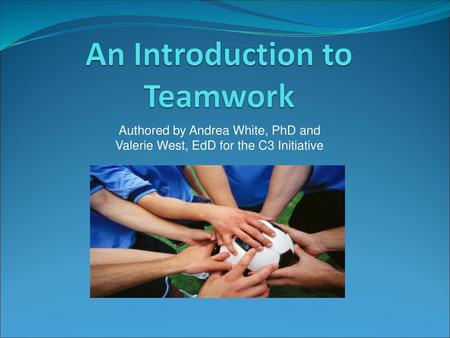 An Introduction to Teamwork