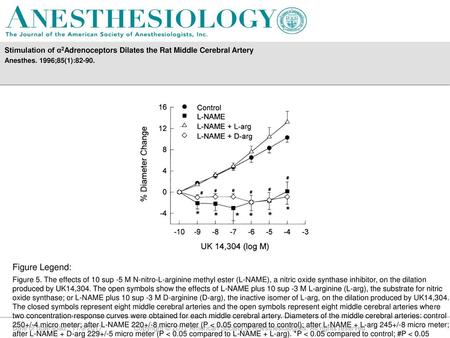 Stimulation of α2Adrenoceptors Dilates the Rat Middle Cerebral Artery