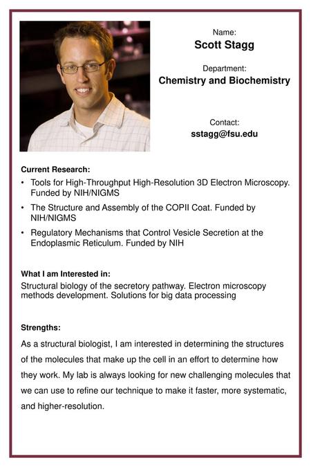 Chemistry and Biochemistry