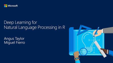 Deep Learning for Natural Language Processing in R