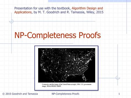 NP-Completeness Proofs