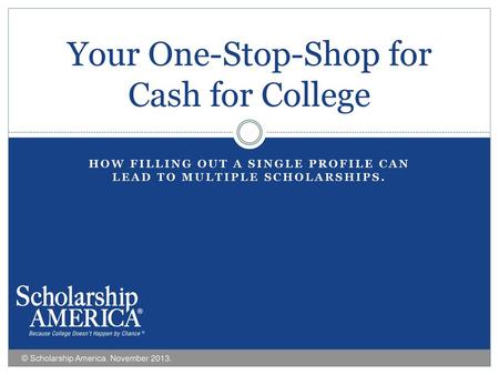 Your One-Stop-Shop for Cash for College