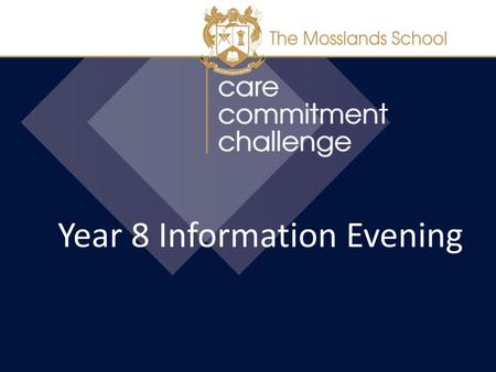 Year 8 Information Evening