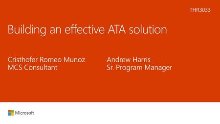 Building an effective ATA solution