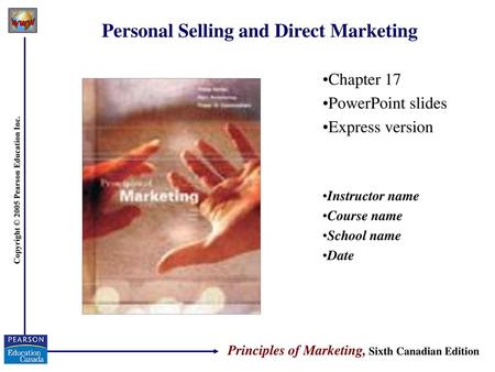 Personal Selling and Direct Marketing