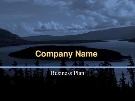 Company Name Business Plan.