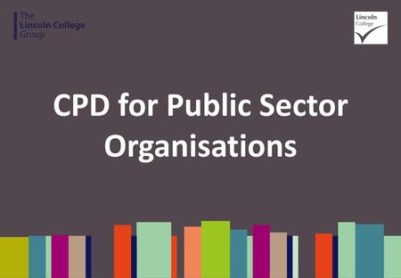 CPD for Public Sector Organisations