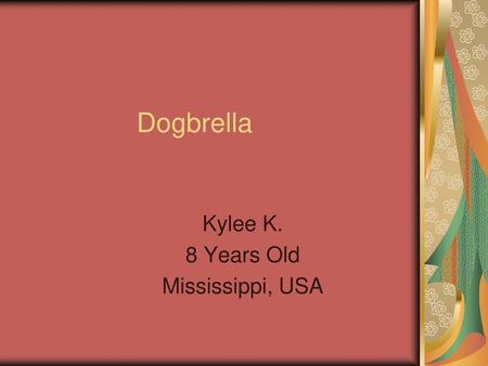 Kylee K. 8 Years Old Mississippi, USA