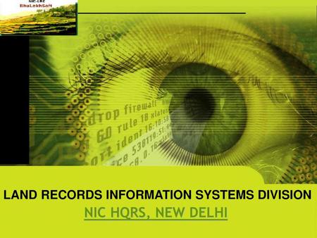 LAND RECORDS INFORMATION SYSTEMS DIVISION