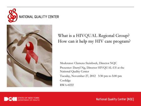 What is a HIVQUAL Regional Group? How can it help my HIV care program?