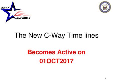 The New C-Way Time lines