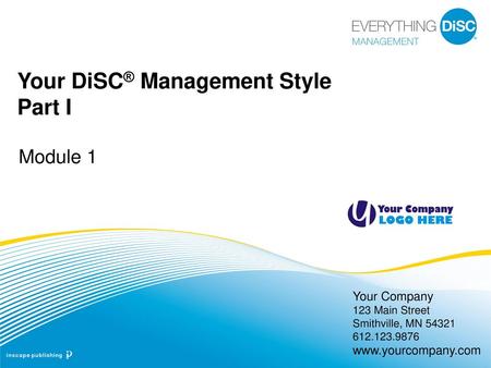 Your DiSC® Management Style Part I