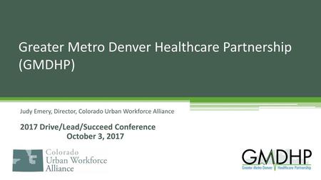 Greater Metro Denver Healthcare Partnership (GMDHP)