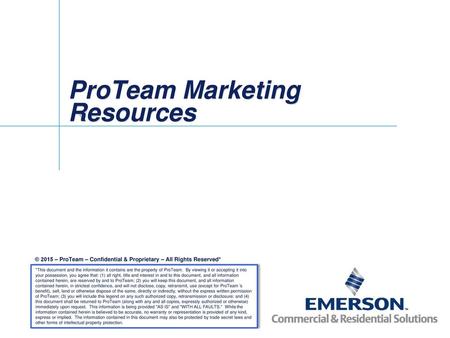 ProTeam Marketing Resources